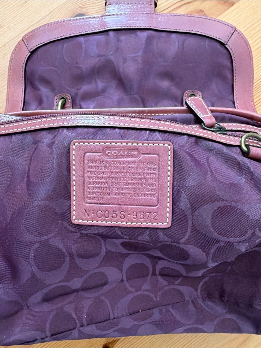 Vintage Y2K coach soho Pink Suede Leather Shoulder Bag - Picture 5 of 7